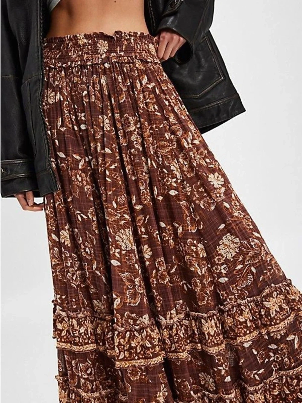 Free People One Brynn Maxi Skirt, NWT